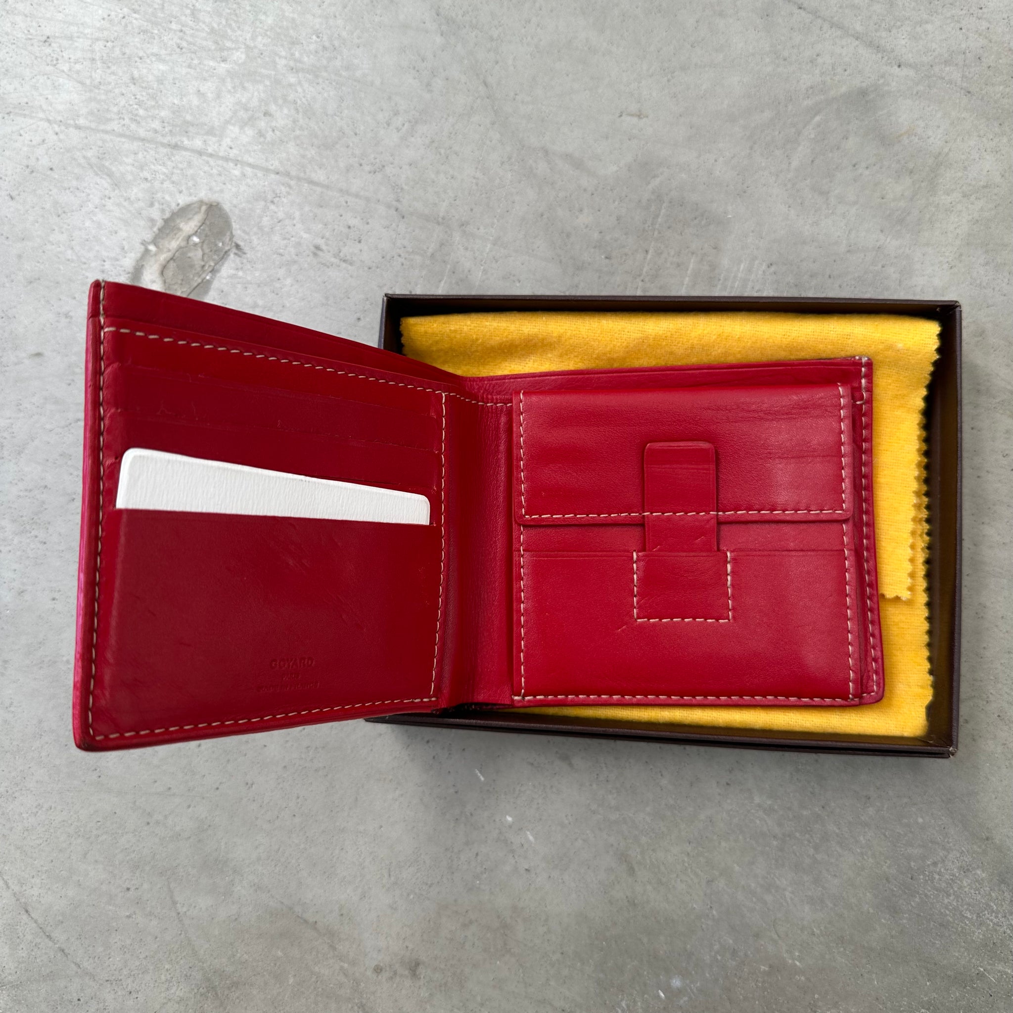 Goyard St. Florentin Wallet Red