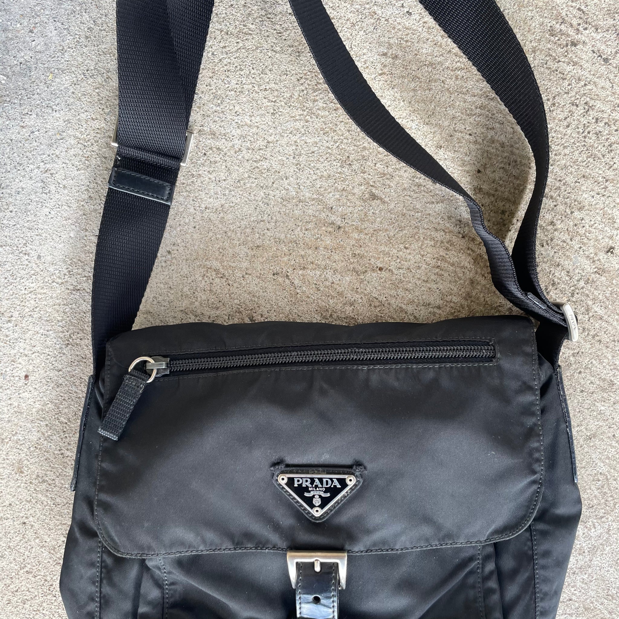 Prada Black Messenger Bag