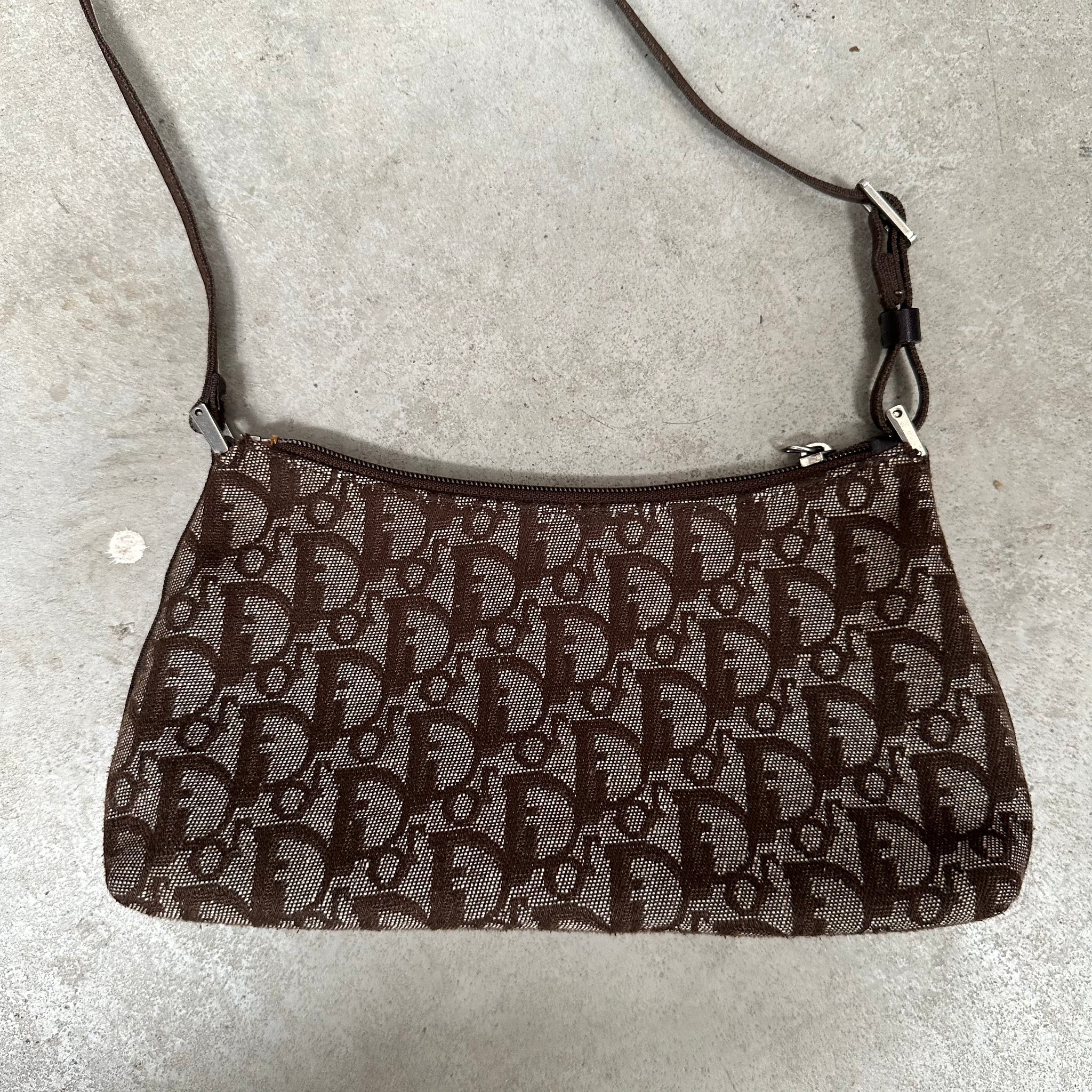 Dior Brown Trotter Shoulder Bag