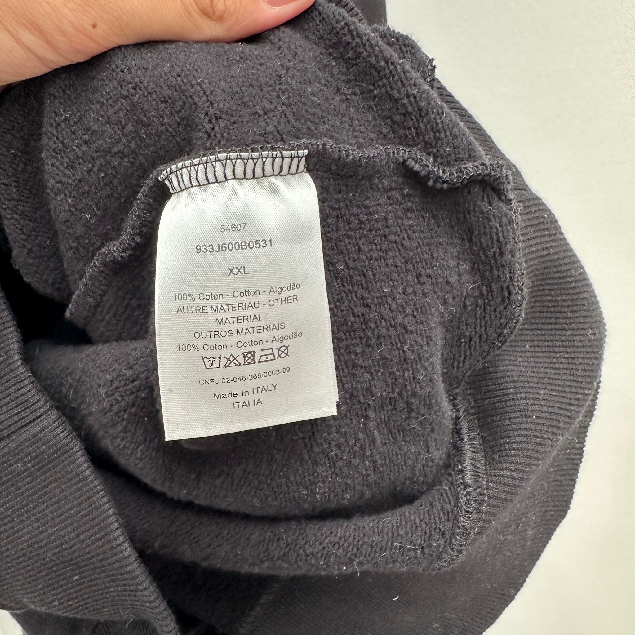 Dior x Kaws Black Logo Hoodie (Fits L-XL)
