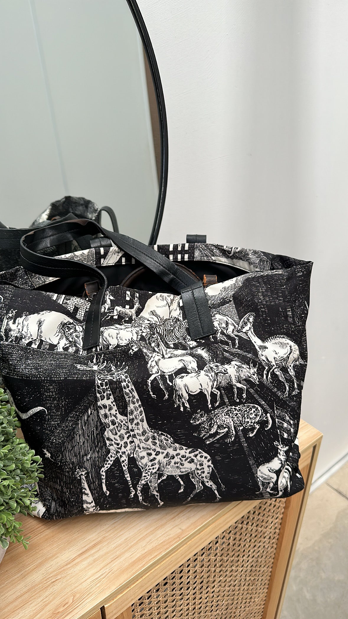 Prada Christophe Chemin Animal Print Tote Bag – Curated by Charbel