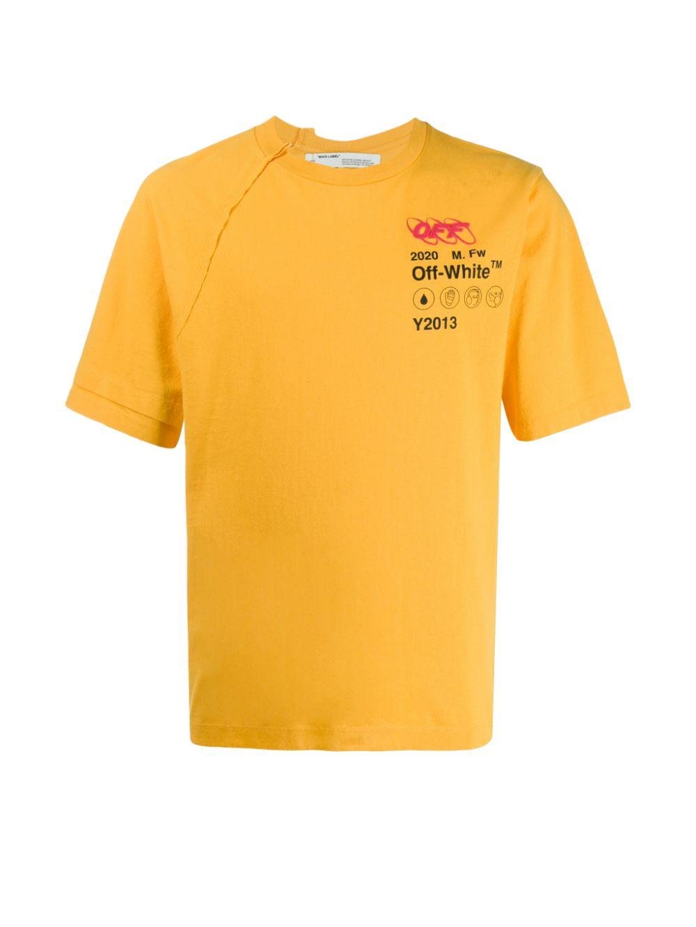 Off-White c/o Virgil Abloh Cotton Industrial Y013 Reconstructed Tee